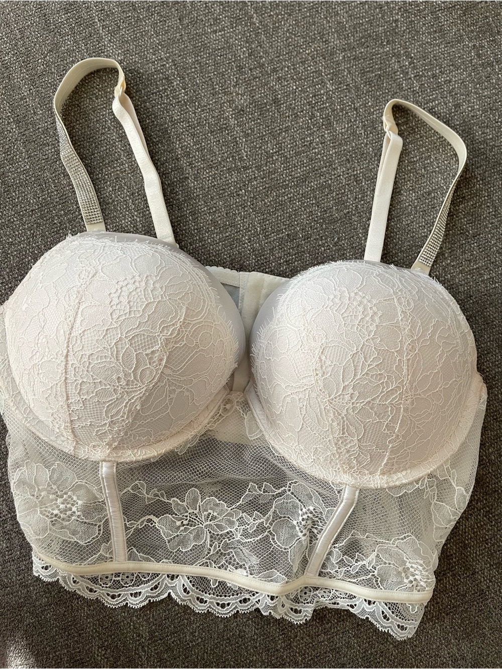 Victoria’s Secret Very Sexy Push-up Bombshell corset rhinestone bra